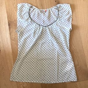 Polka Dot Blouse Tee